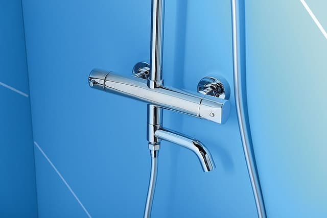 KIMURA zestaw prysznicowy i wannowy z baterią termostatyczną, chrom