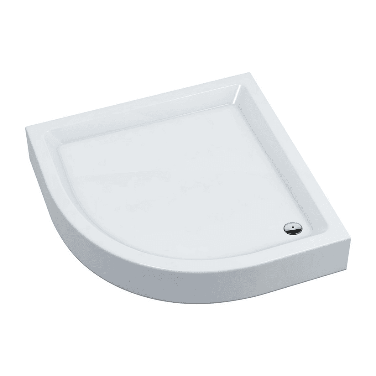 INVEST PROJECT akrylowy brodzik prysznicowy, 80 x 80 cm, biały połysk