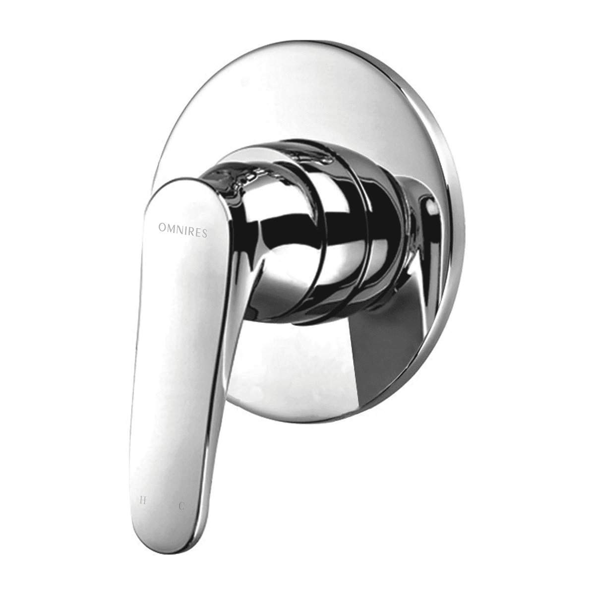 ART DECO bateria prysznicowa podtynkowa, chrom połysk