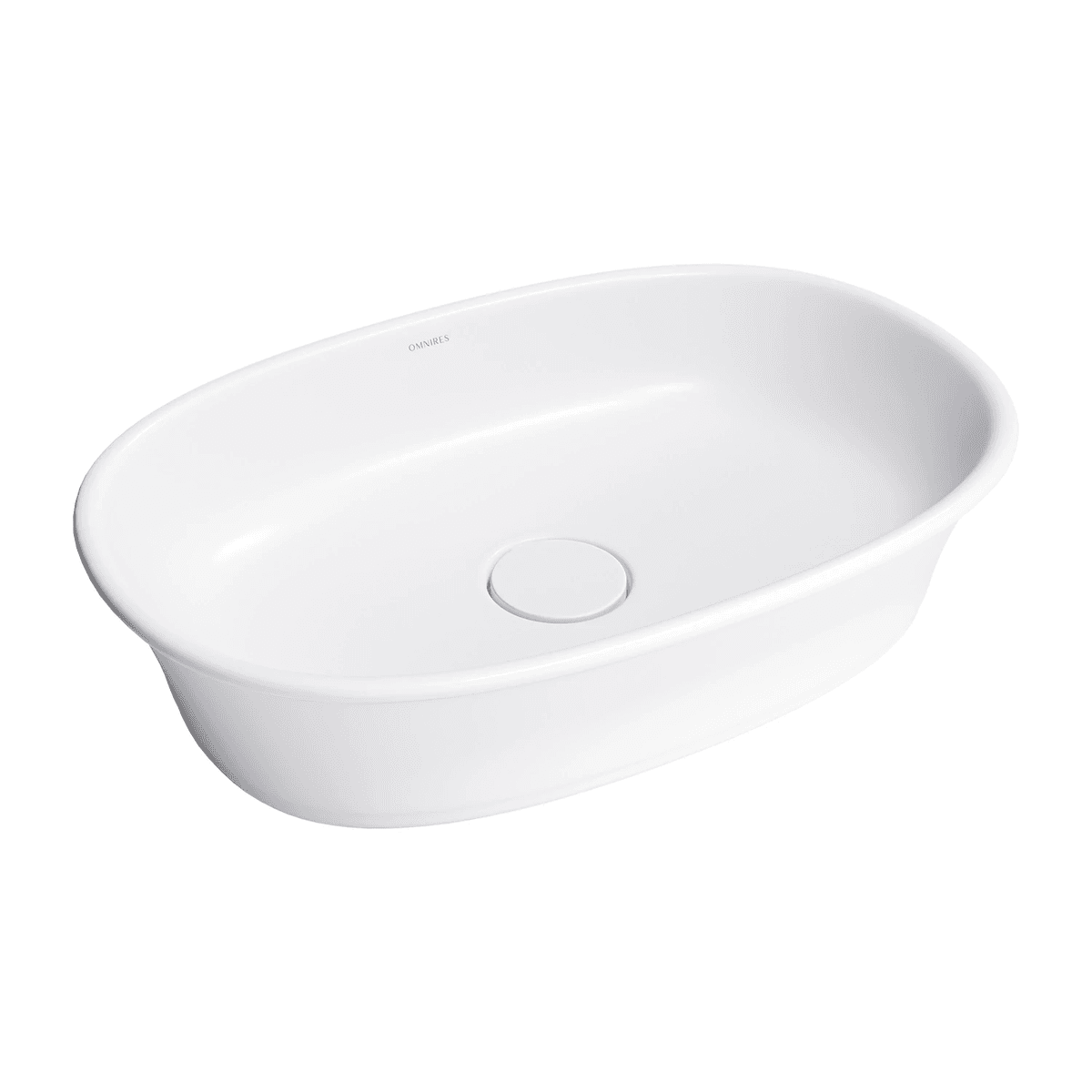 CLASSICA M+ umywalka nablatowa, 61 x 40 cm, biały mat