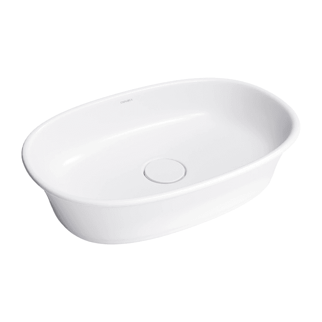 CLASSICA M+ umywalka nablatowa, 61 x 40 cm, biały mat