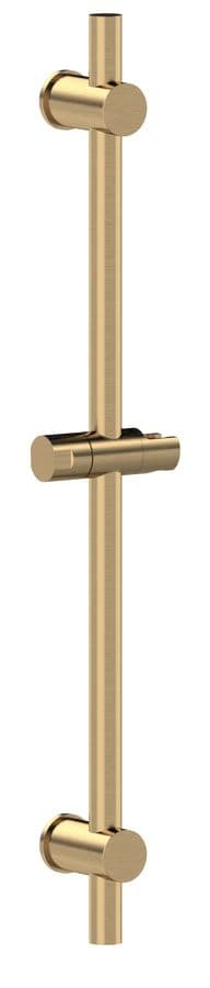Drążek prysznicowy, uchwyt przesuwny, okrągły, 700mm, złoto mat