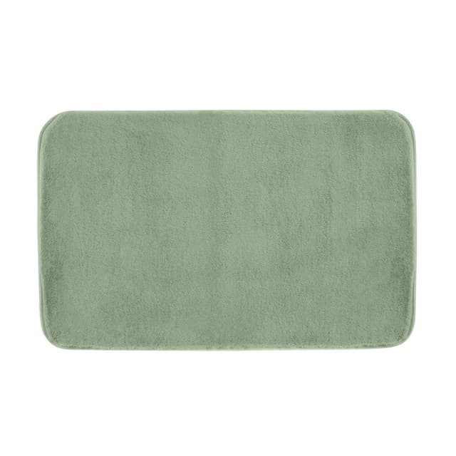 FUZZY dywanik lazienkowy, 60x100cm, 100% polyester, antypoślizgowa, zielony