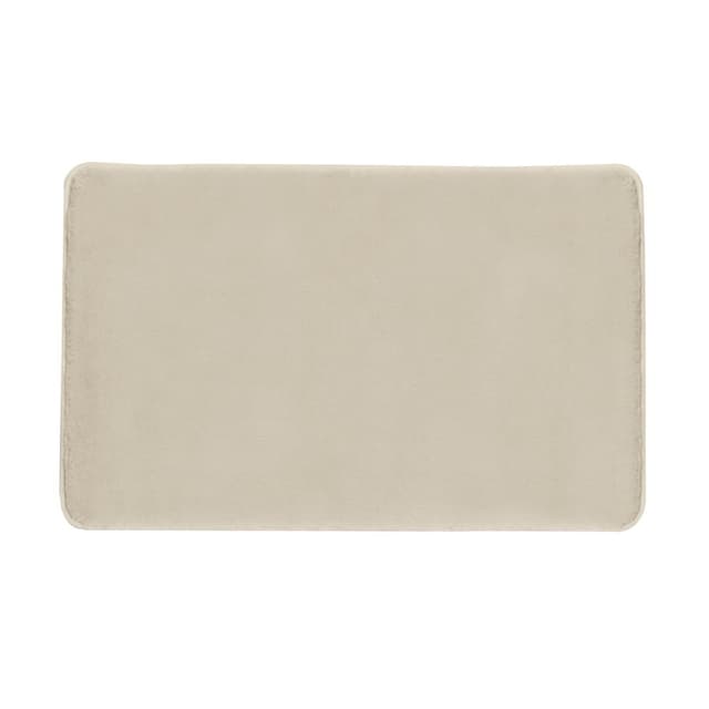 FUZZY dywanik łazienkowy, 60x100cm, 100% polyester, antypoślizgowy, tortora