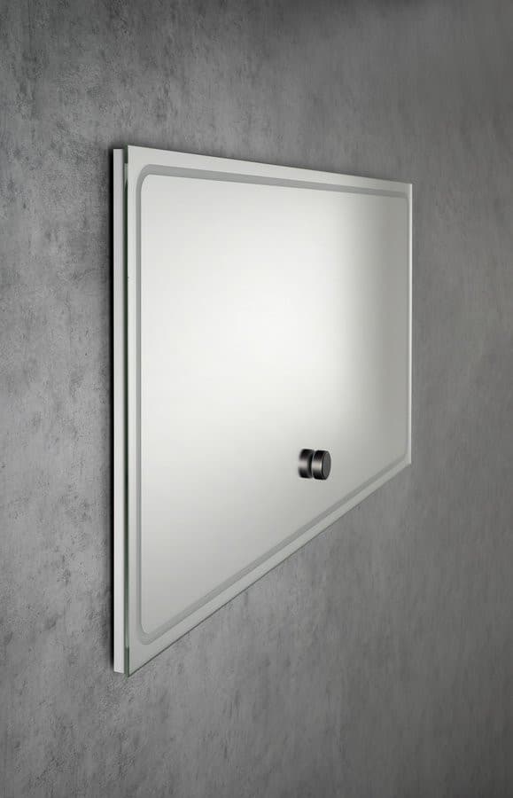 GEMINI lustro z LED oświetleniem 120x60cm, inteligentne funkcje