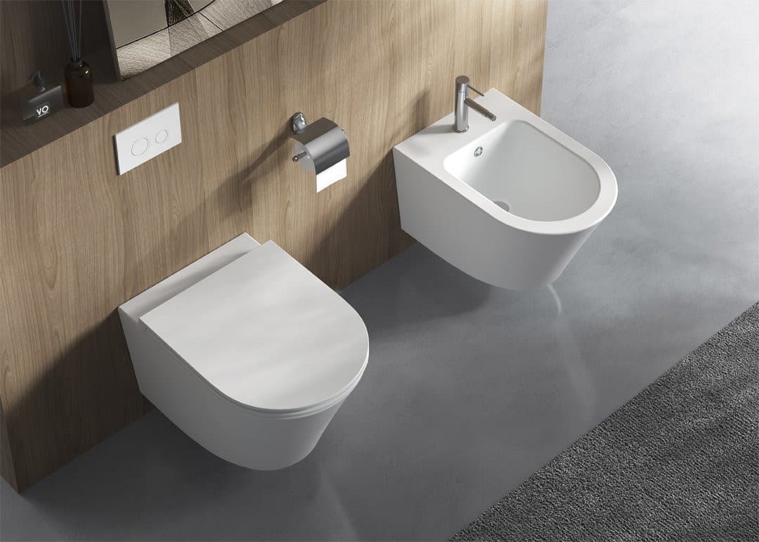 PACO WC wiszące, Vortex Rimless, 36x53cm, biały