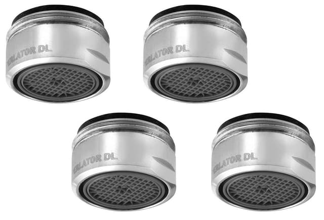 SET 4x Perlator, gwint zewnętrzny M24x1, chrom