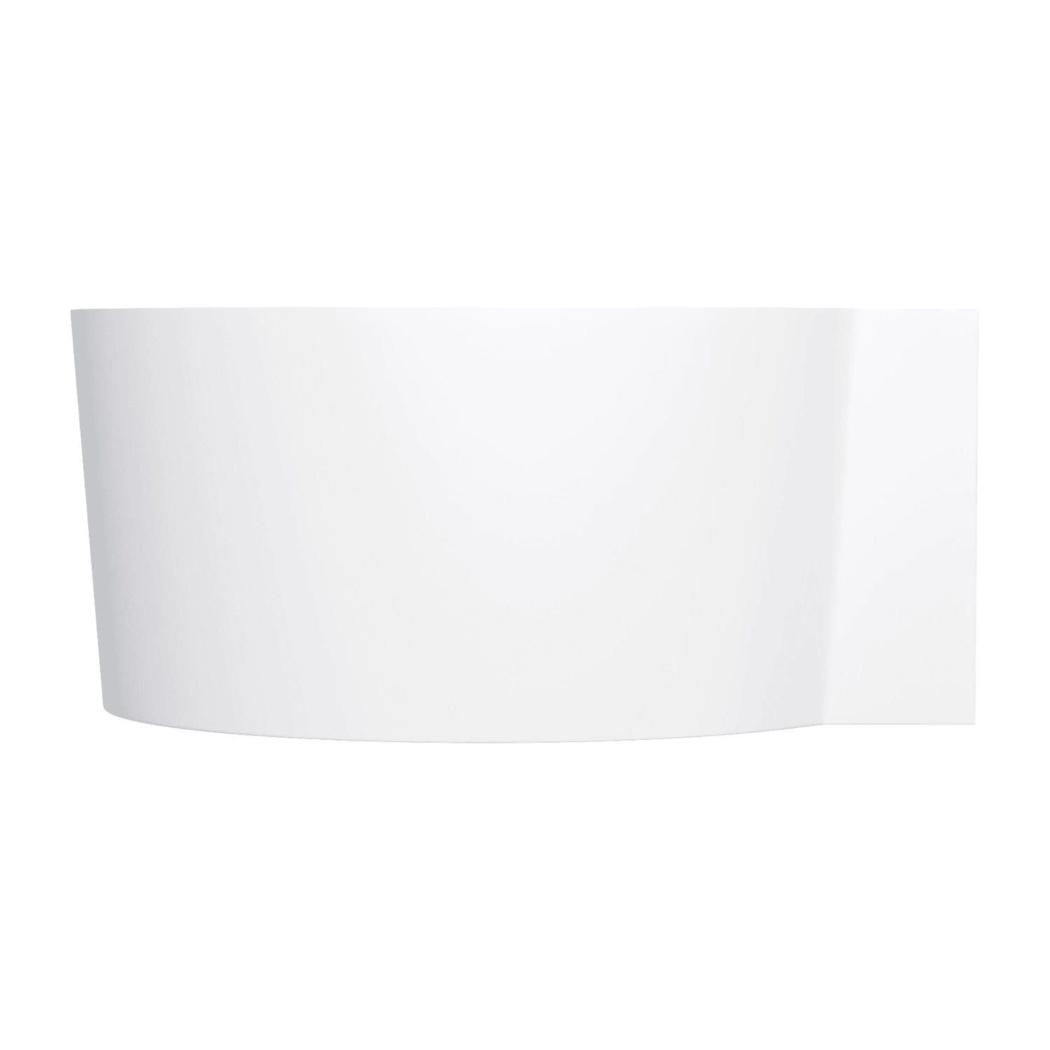 OVO M+ wanna narożna okrągła, 120 x 120 cm, biały mat