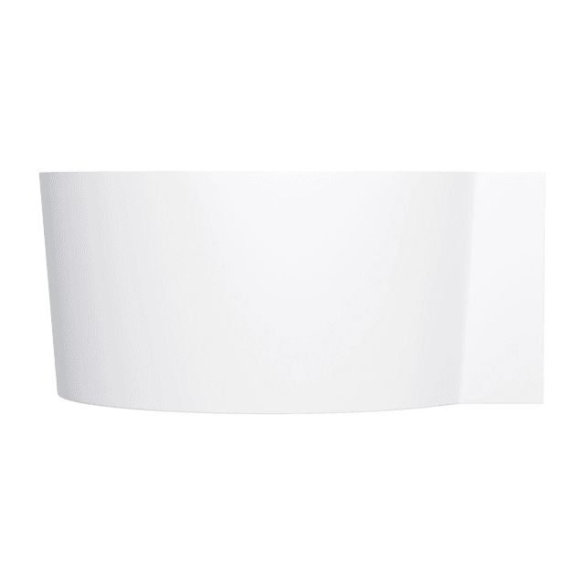 OVO M+ wanna narożna okrągła, 120 x 120 cm, biały mat