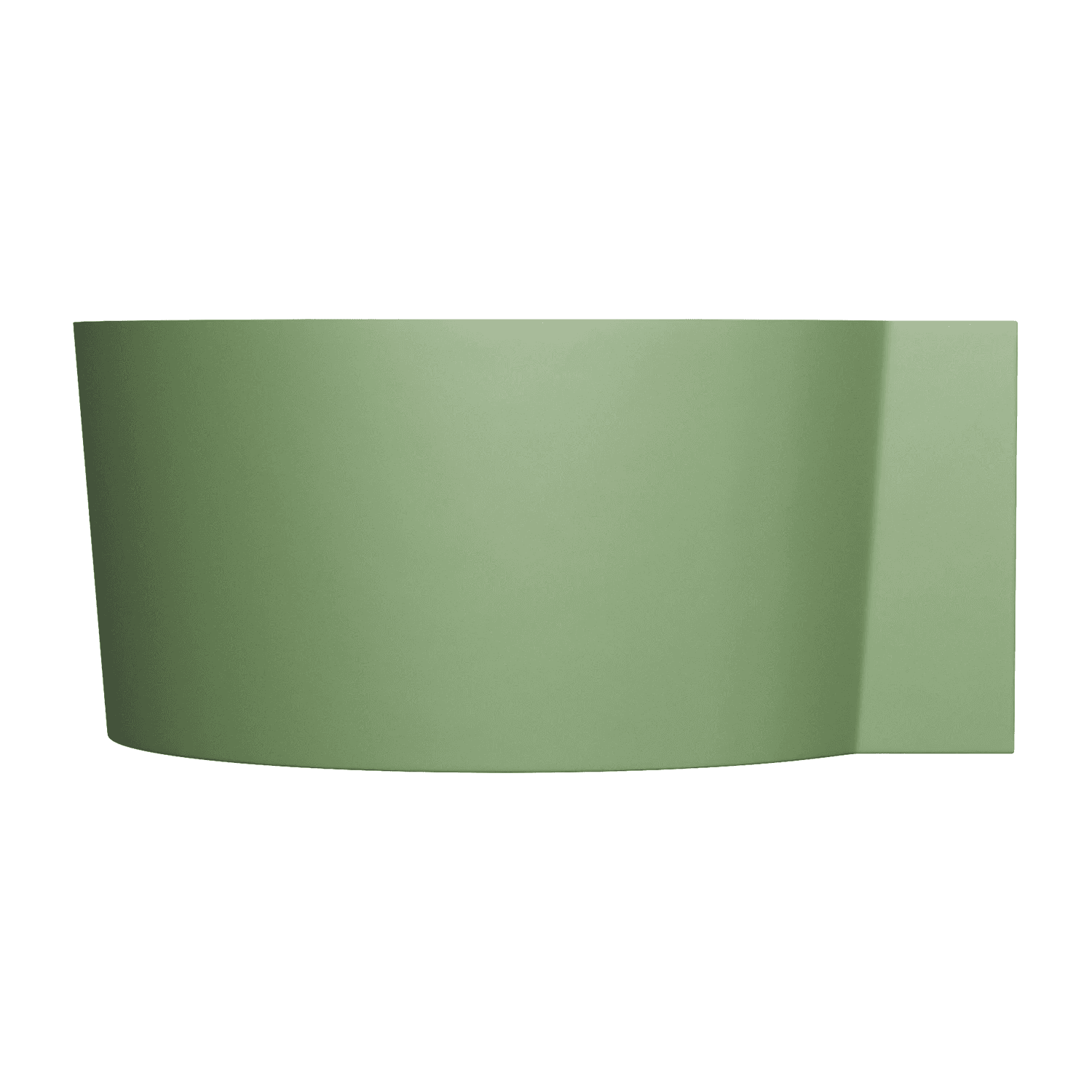 OVO M+ wanna narożna okrągła, 120 x 120 cm, olive mat