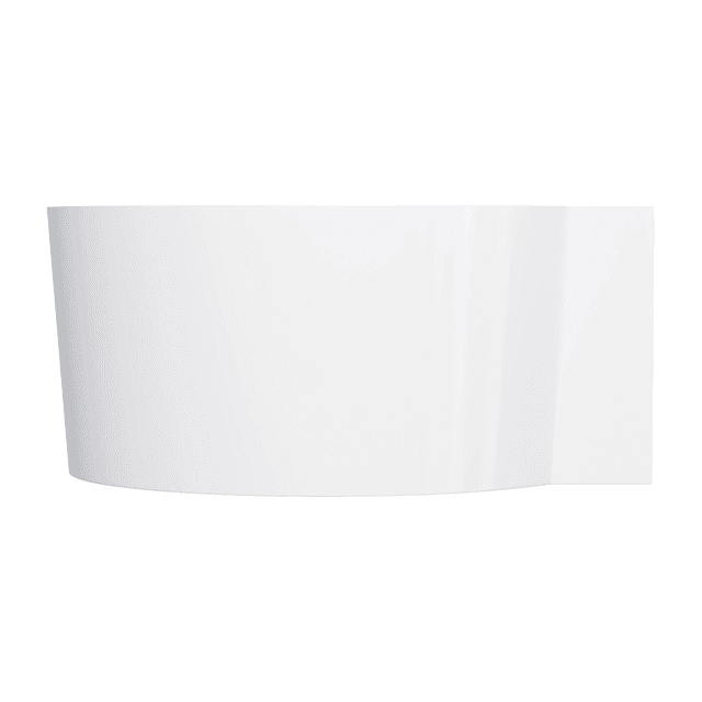 OVO M+ wanna narożna okrągła, 120 x 120 cm, biały połysk