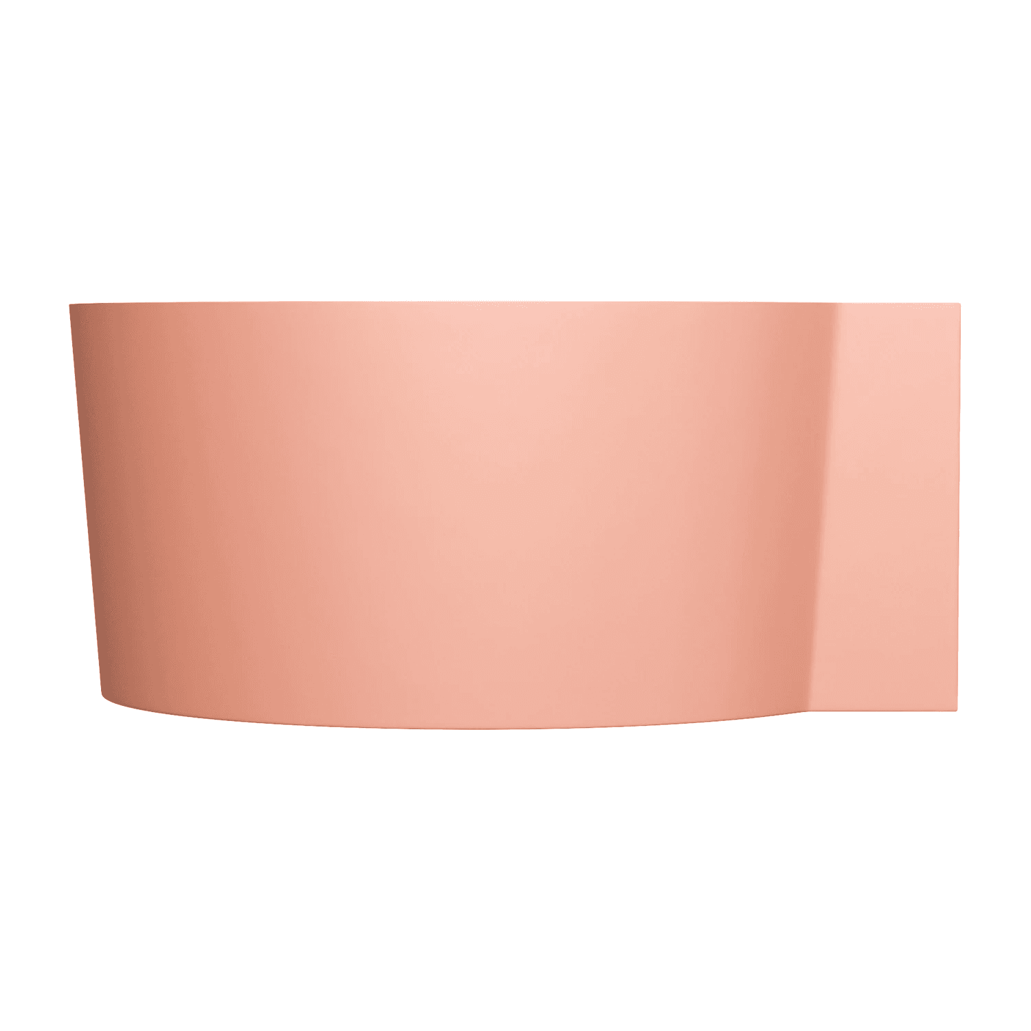 OVO M+ wanna narożna okrągła, 120 x 120 cm, coral mat