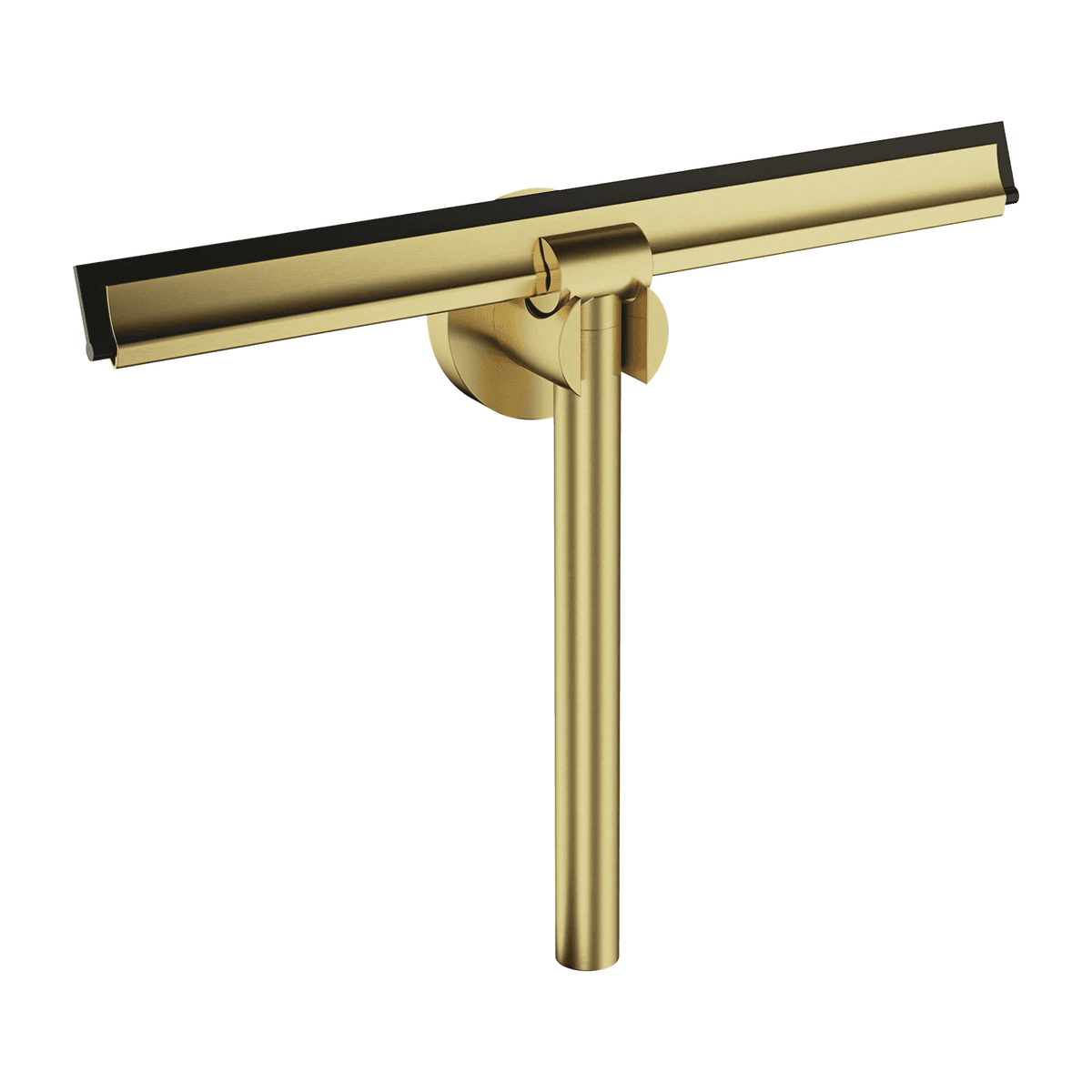 UNI ściągaczka do wody z uchwytem, mosiądz szczotkowany