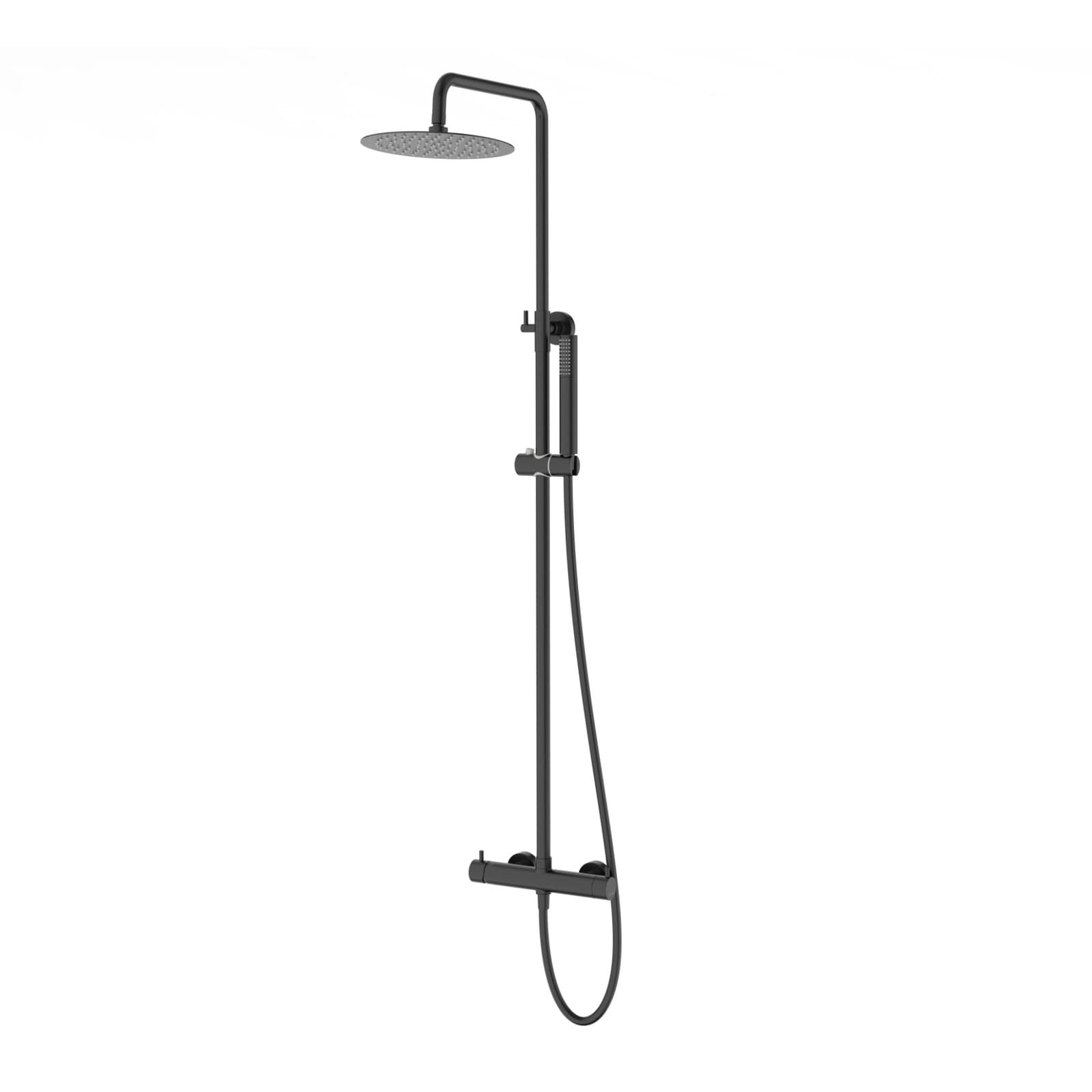 Kolumna prysznicowa LUGO CMN01MBL Deszczownica 25cm Czarna