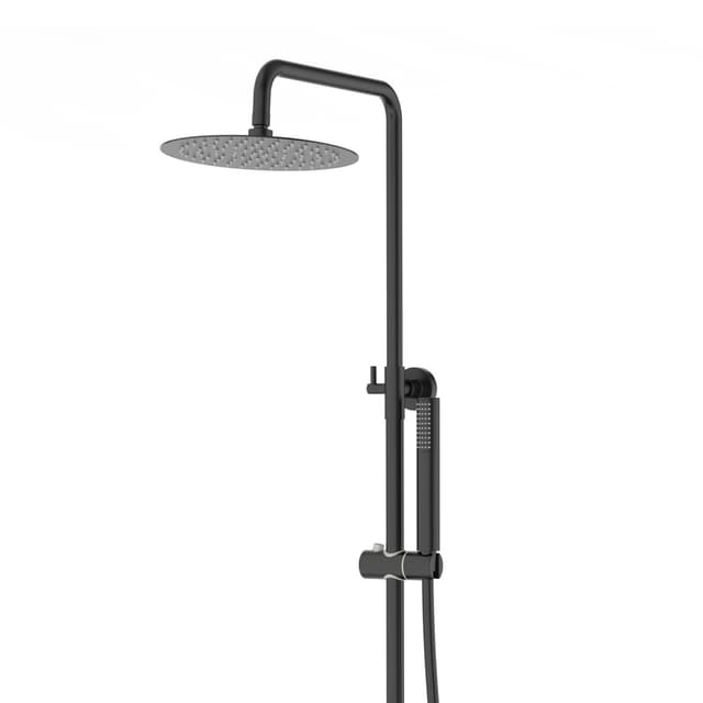 Kolumna prysznicowa LUGO CMN01MBL Deszczownica 25cm Czarna