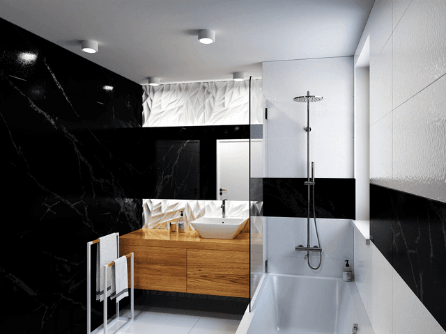 Kolumna prysznicowa LUGO CMN01TCHW Deszczownica 25cm Termostat Wylewka obrotowa Chrom