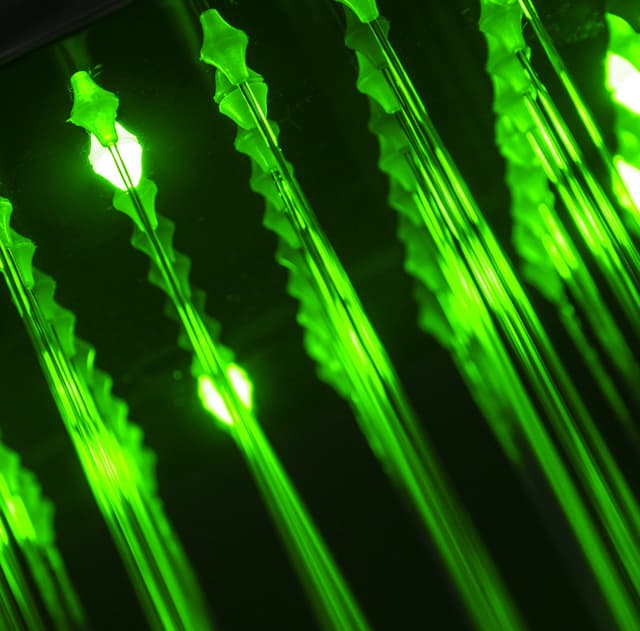 Panel prysznicowy Corsan LED KASKADA Mieszacz Czarny Deszczownica LED