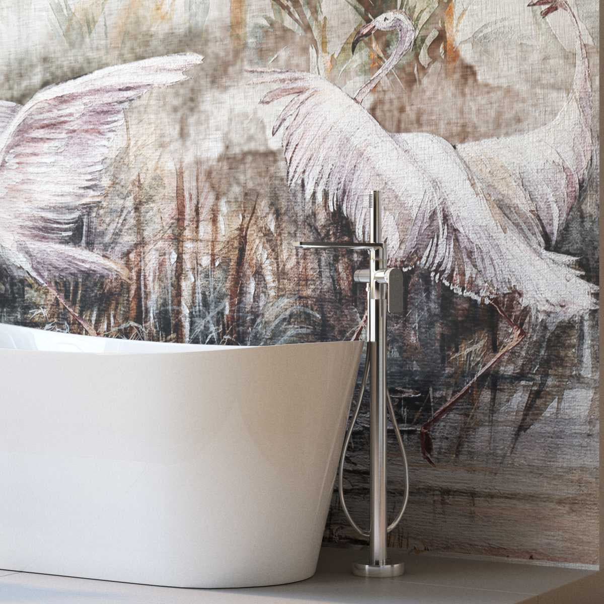 Bateria wannowa wolnostojąca TRINO CMB7159CH chromowana