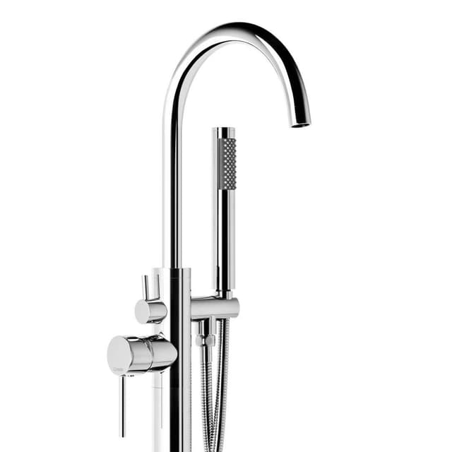 Bateria wannowa wolnostojąca Corsan CMB7535CH chromowana