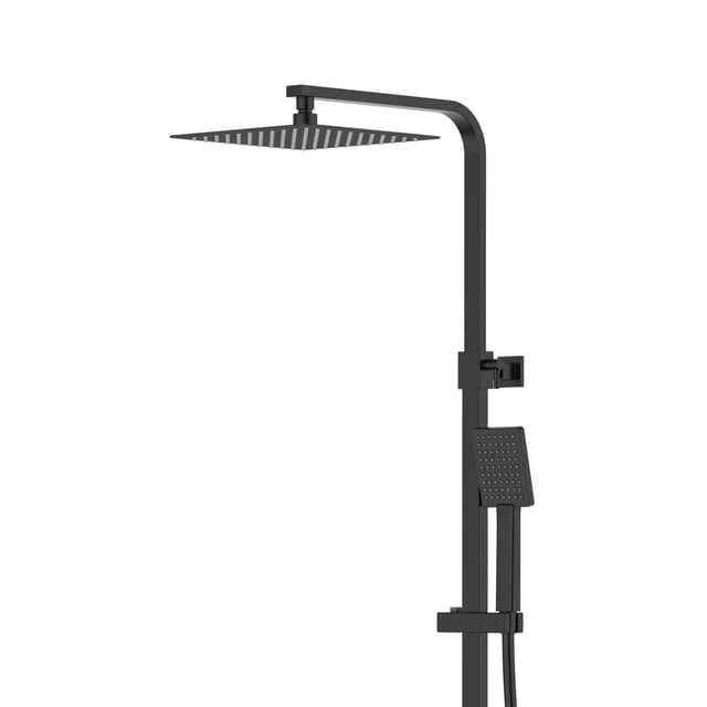 Kolumna prysznicowa ANGO CMN02TBLW Deszczownica 25cm Termostat Wylewka obrotowa Czarna