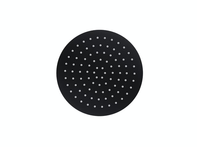 Deszczownica Corsan CMDO25BL SLIM stalowa czarna okrągła 25 cm