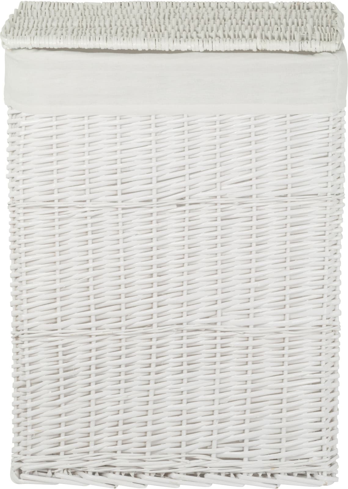 Kosz wiklinowy BIEL 715L ECRU Koszoplotka biały z wyściółką białą