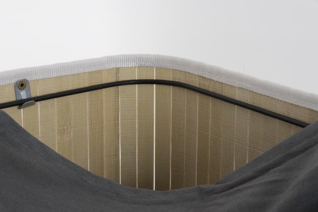 Składany kosz na pranie 52x32x63 cm BIAŁY 532 BAMBUSOWY SZARA Koszoplotka