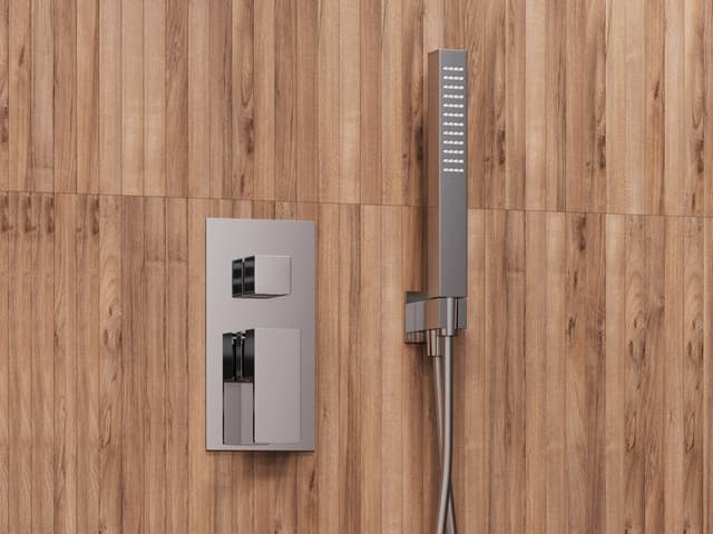 Zestaw prysznicowy podtynkowy ANGO Z01MCH Deszczownica 25 cm Mieszacz Słuchawka prysznicowa Chrom