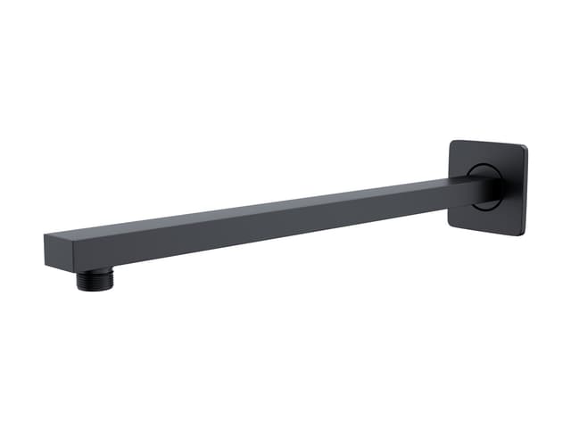 Ramię prysznicowe do deszczownicy natryskowej Corsan CMR38BL 38 cm czarne