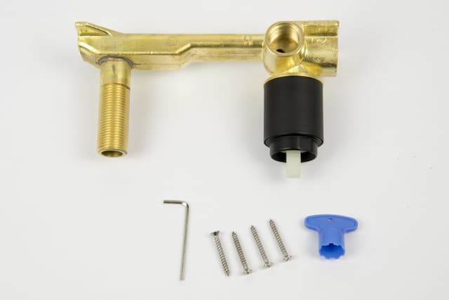 Bateria umywalkowa podtynkowa LUGO CMB7515BL z wylewką Czarna