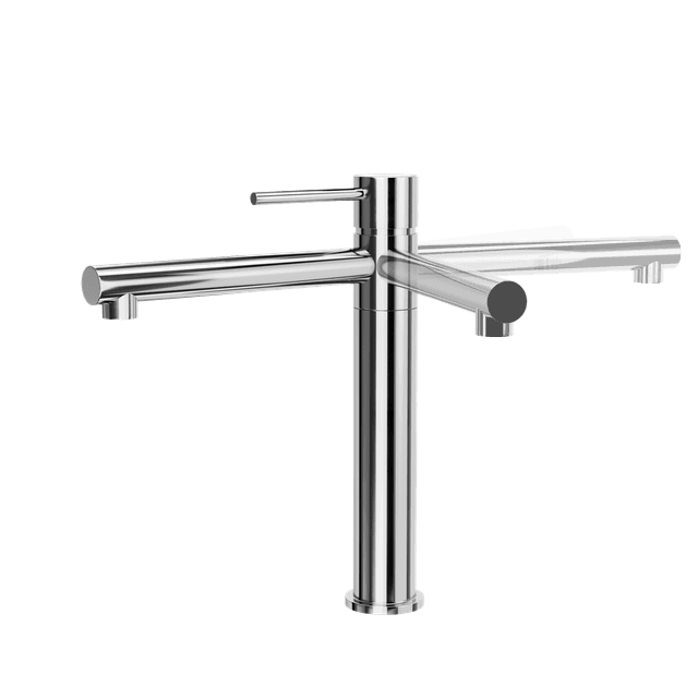 Bateria stojąca LUGO CMB7521CH chromowana z ruchomą wylewką