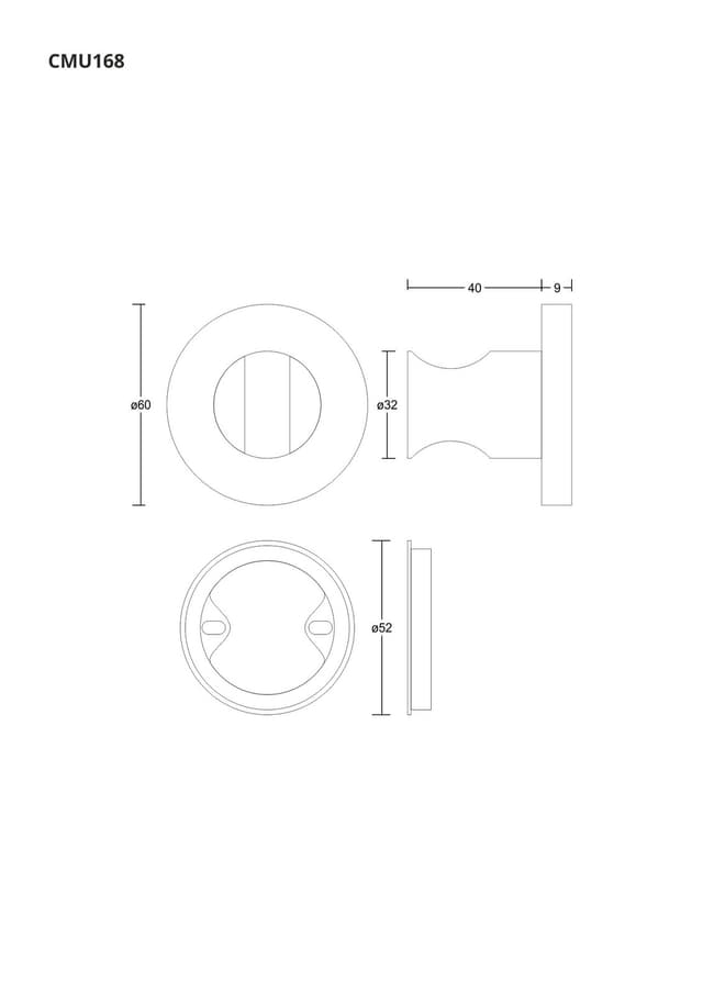 Uchwyt prysznicowy Corsan CMU168CH do słuchawki prysznicowej chromowany