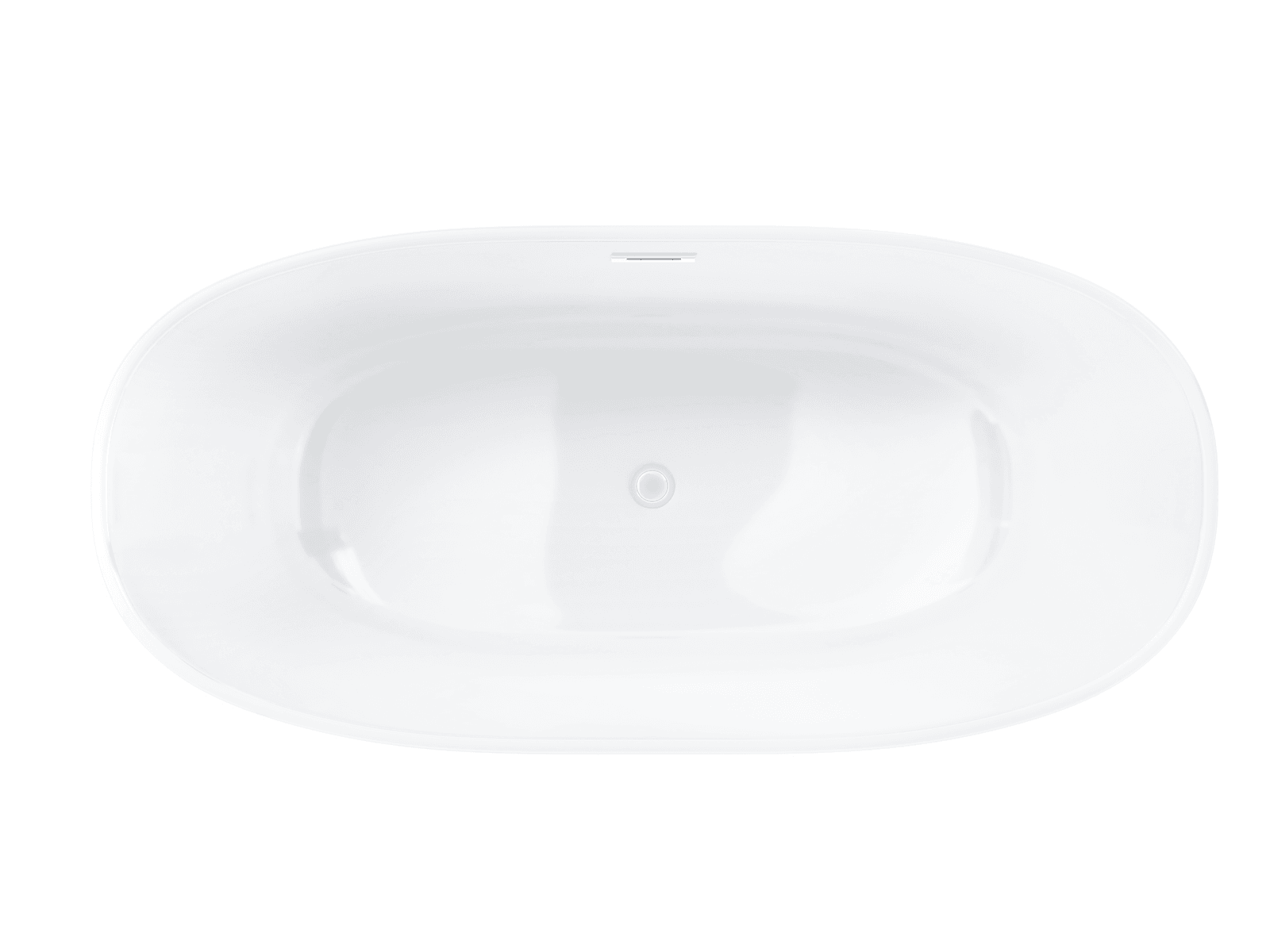 Wanna wolnostojąca Corsan E026 Salina 160 cm z wykończeniem białym
