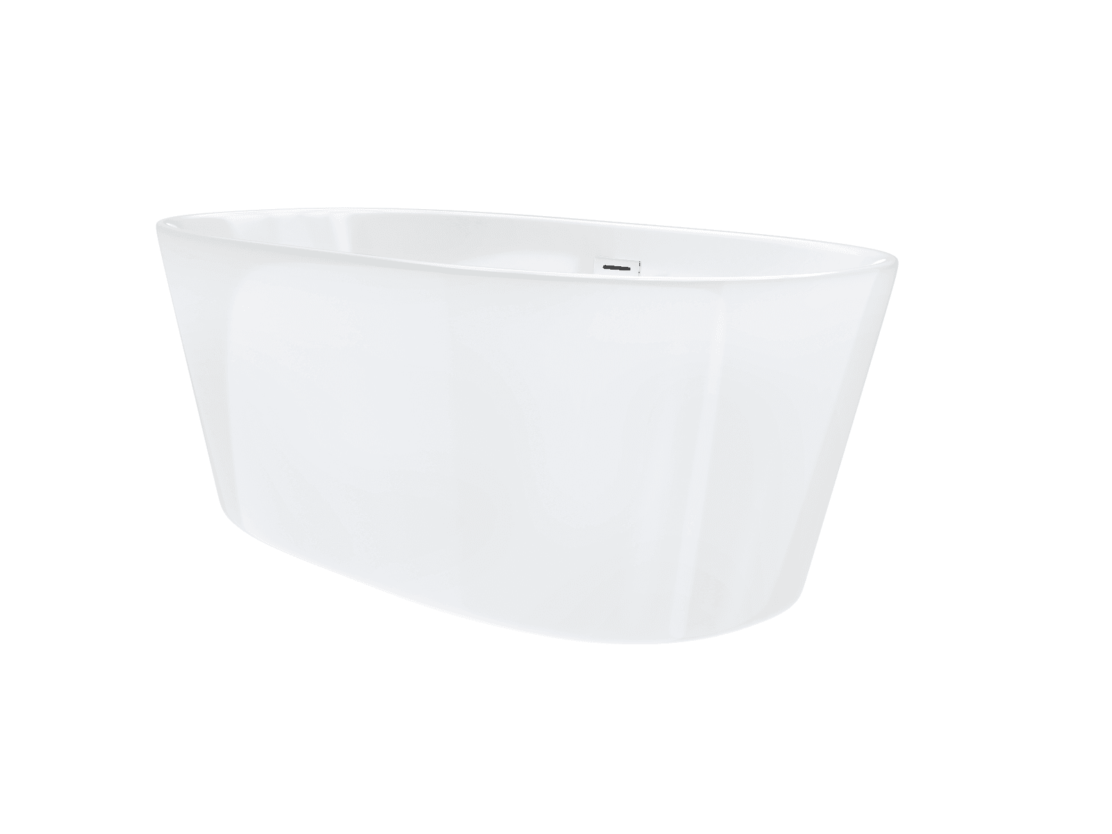 Wanna wolnostojąca Corsan E026 Salina 160 cm z wykończeniem białym