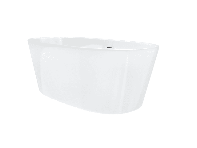 Wanna wolnostojąca Corsan E026 Salina 160 cm z wykończeniem białym