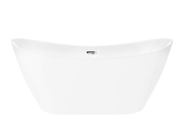 Wanna wolnostojąca Corsan NAUTI 170 x 77 cm Korek klik-klak Chrom