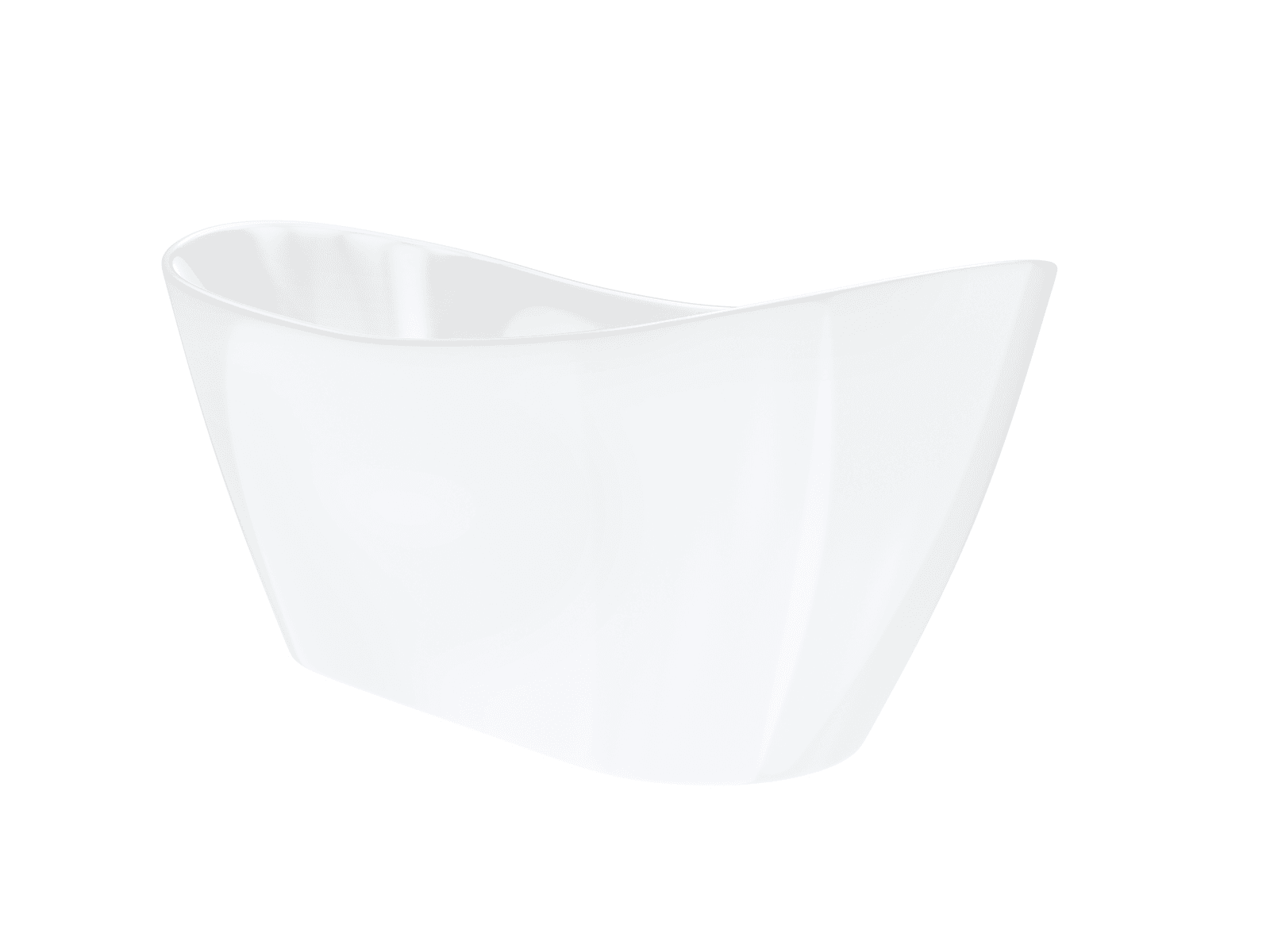 Wanna wolnostojąca Corsan NAUTI 170 x 77 cm Korek klik-klak Czarny