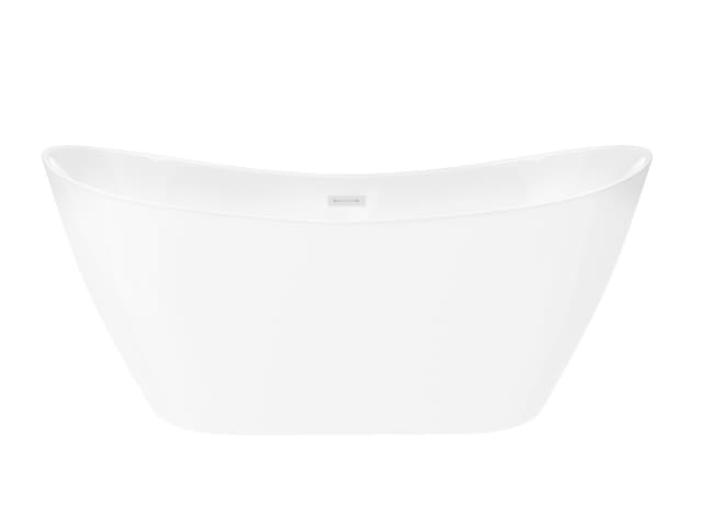 Wanna wolnostojąca Corsan NAUTI 170 x 77 cm Korek klik-klak Biały