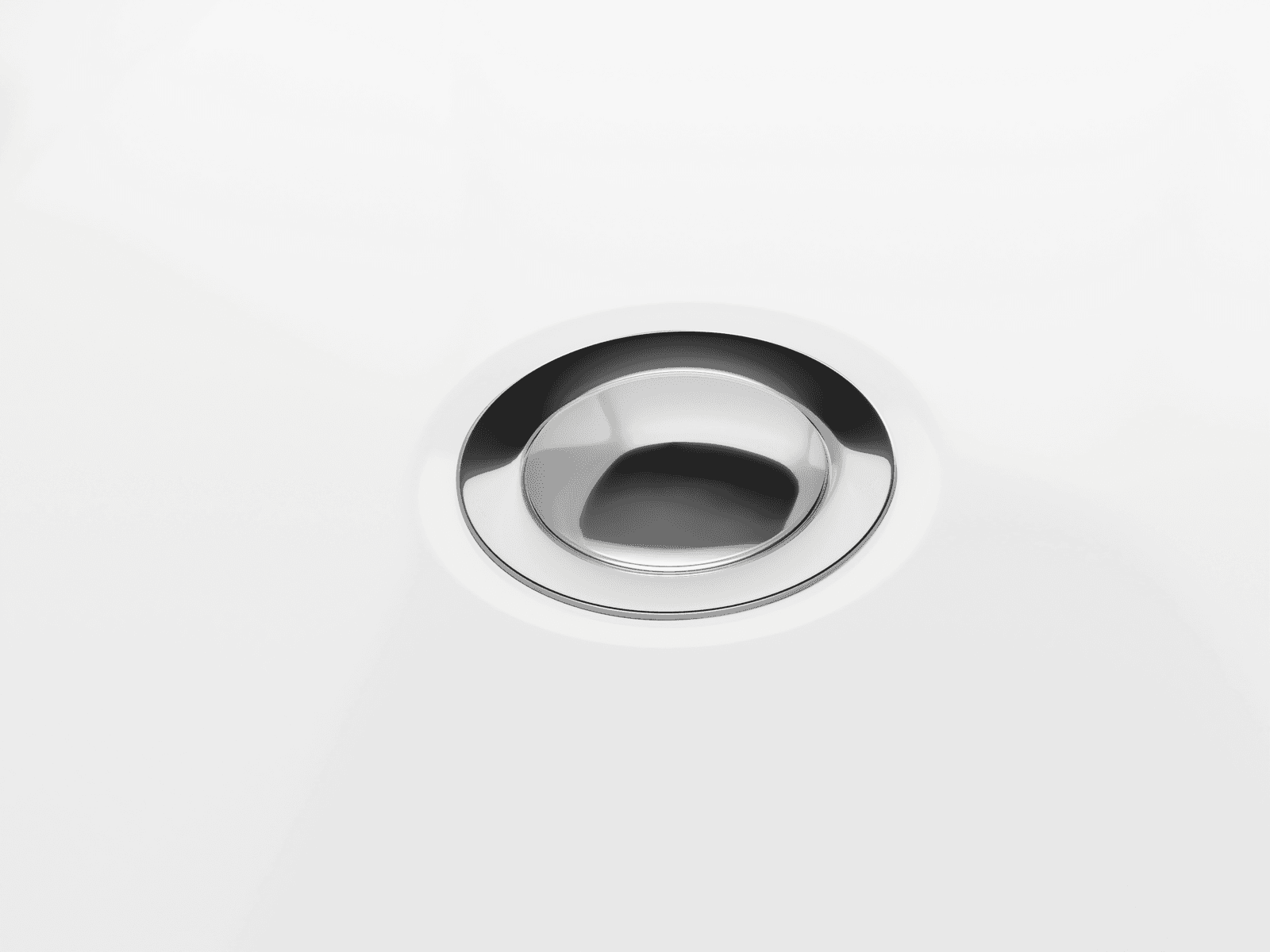 Wanna przyścienna wolnostojąca Corsan MONO 150 x 75 cm z szeroką krawędzią Korek klik-klak Chrom