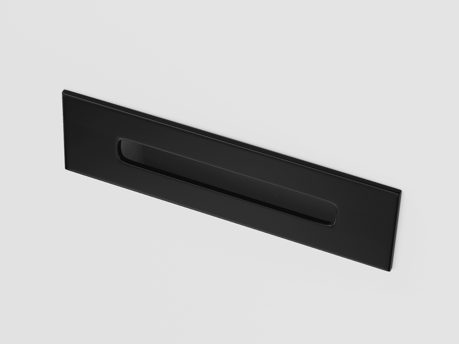 Wanna przyścienna wolnostojąca Corsan MONO 150 x 75 cm z szeroką krawędzią Korek Klik-Klak Czarny