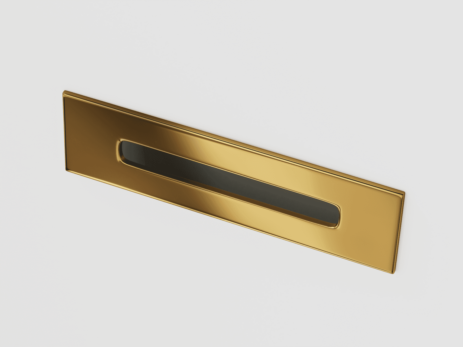 Wanna przyścienna wolnostojąca Corsan MONO 150 x 75 cm z szeroką krawędzią Korek Klik-Klak Złoty