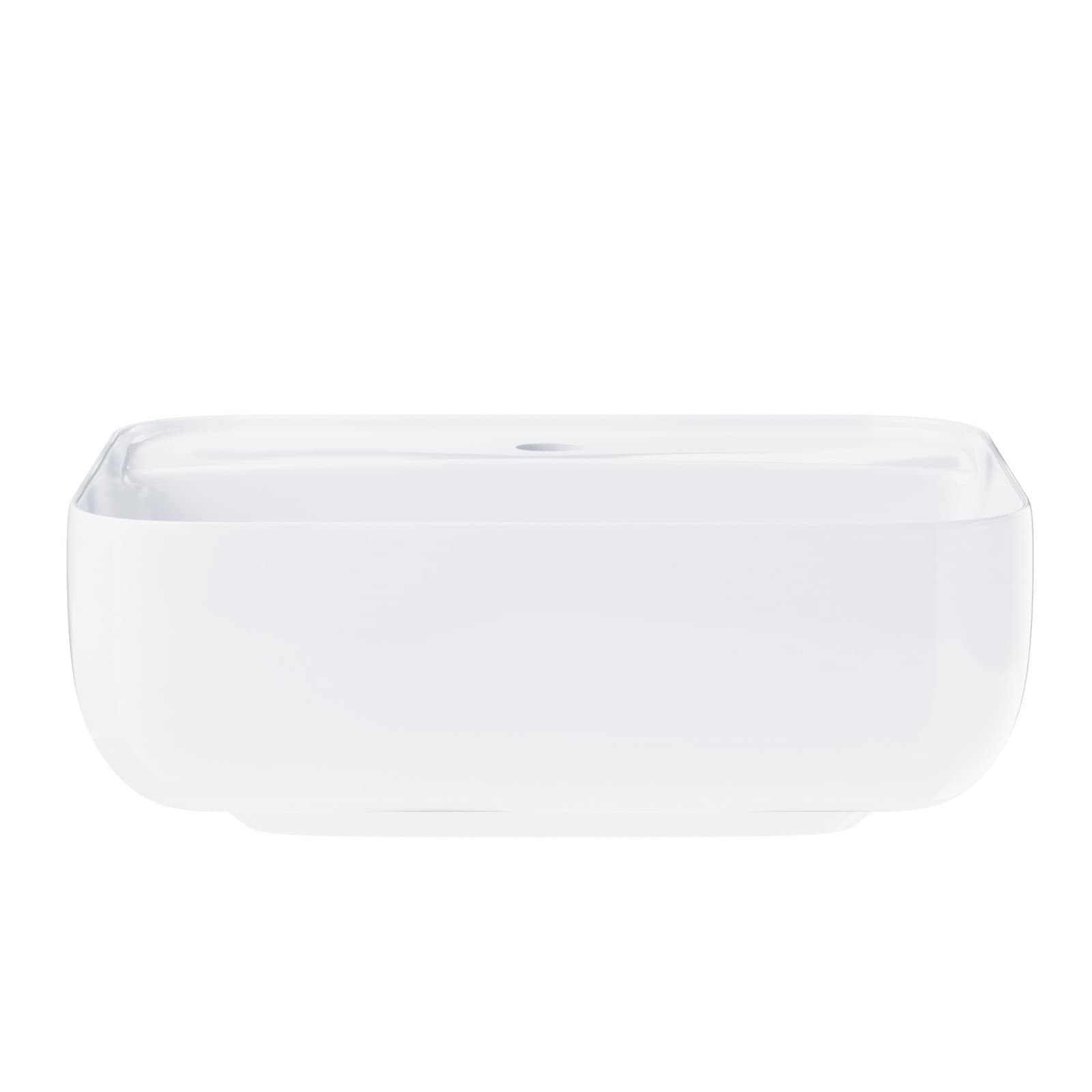 Umywalka nablatowa ANGO UC9902 kwadratowa 395x395x145 mm z otworem na baterię