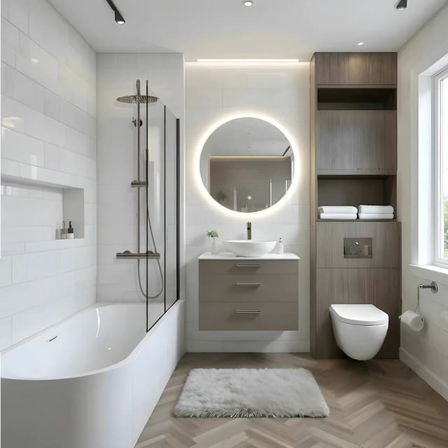 Wanna wolnostojąca narożna Corsan INTERO 160 x 75 Montaż prawostronny Korek klik-klak Biały