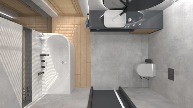 Wanna wolnostojąca narożna Corsan INTERO 170 x 80 z szeroką krawędzią Montaż lewostronny Korek klik-klak Chrom