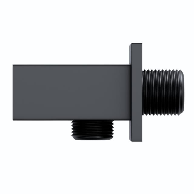 Uchwyt prysznicowy Corsan CMU041BL czarny z przyłączem do słuchawki