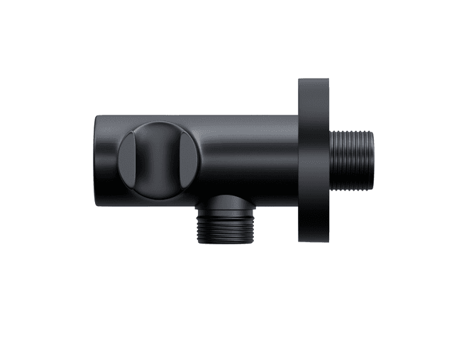 Uchwyt prysznicowy Corsan CMU169BL czarny z przyłączem do słuchawki prysznicowej