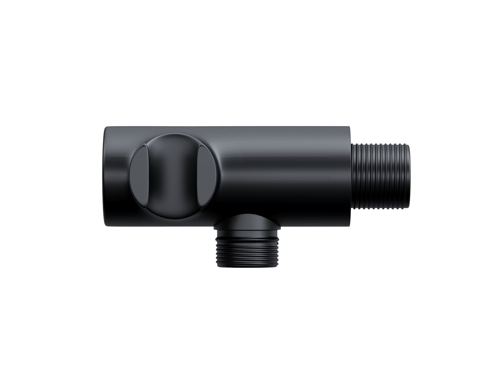 Uchwyt prysznicowy Corsan CMU169BL czarny z przyłączem do słuchawki prysznicowej