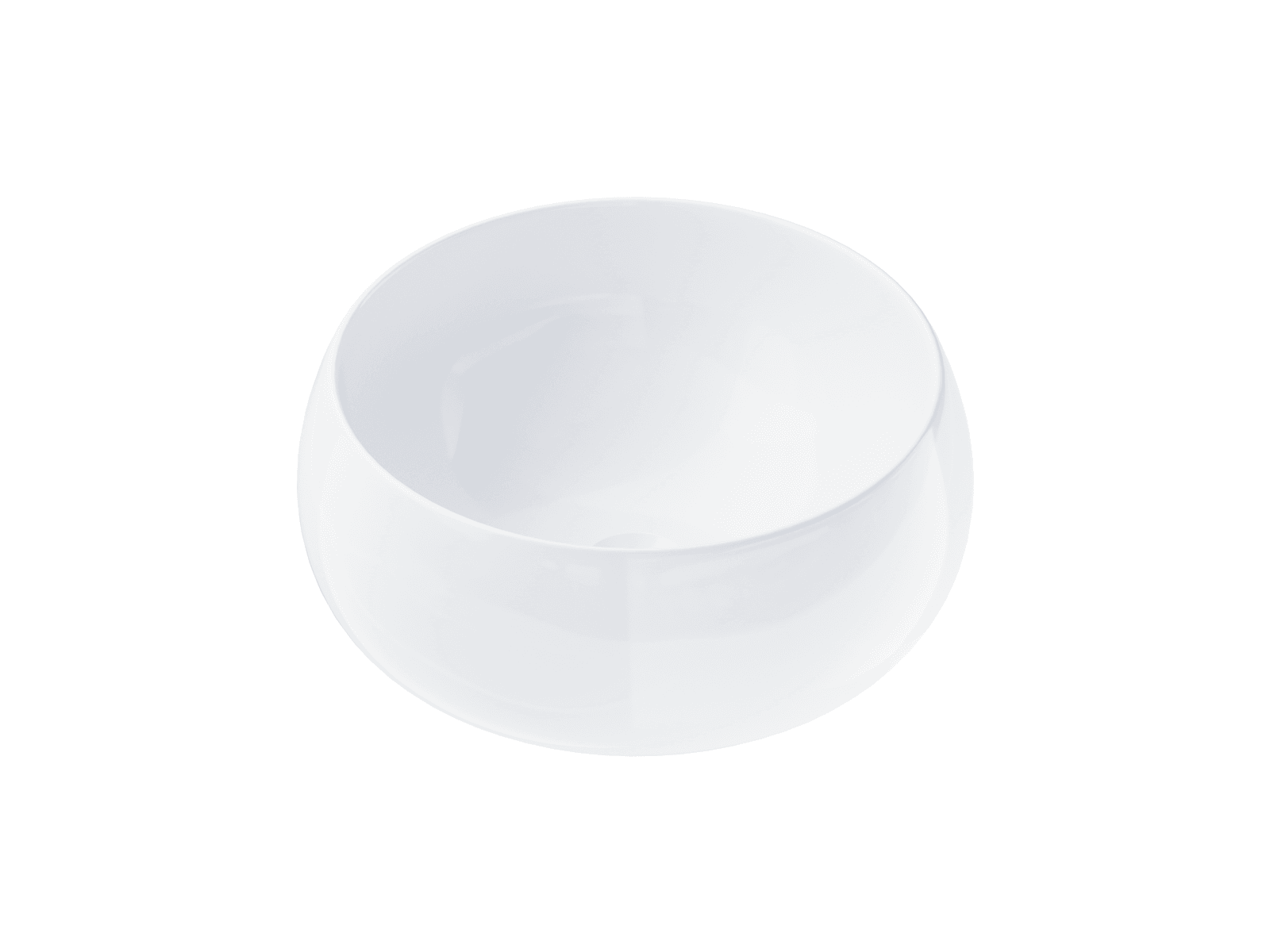 Umywalka nablatowa LUGO UC9926GL okrągła 400x400x160 mm z korkiem Klik-Klak złotym