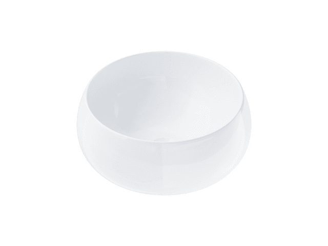 Umywalka nablatowa LUGO UC9926GL okrągła 400x400x160 mm z korkiem Klik-Klak złotym