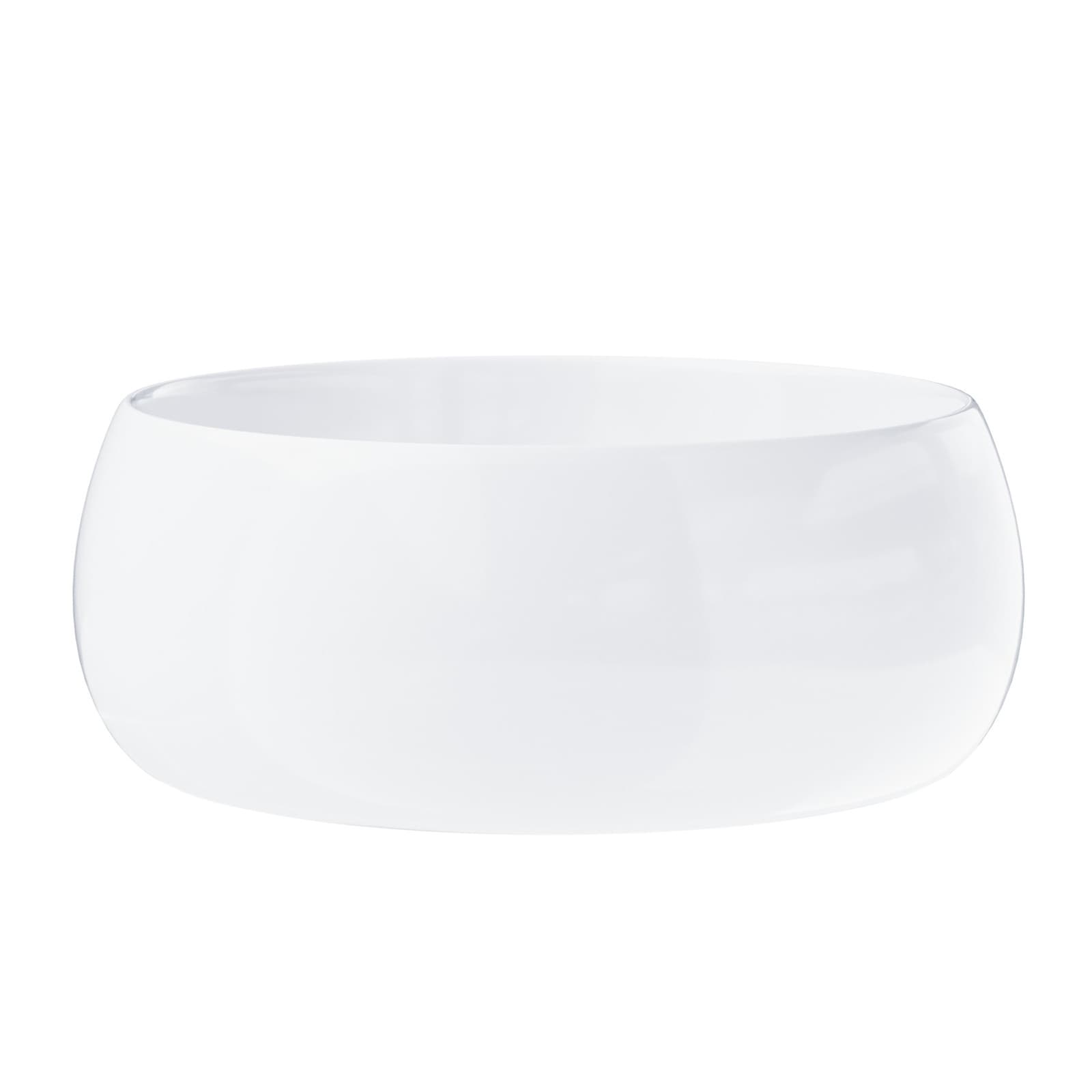 Umywalka nablatowa LUGO UC9926BL okrągła 400x160 mm z korkiem Klik-Klak czarnym